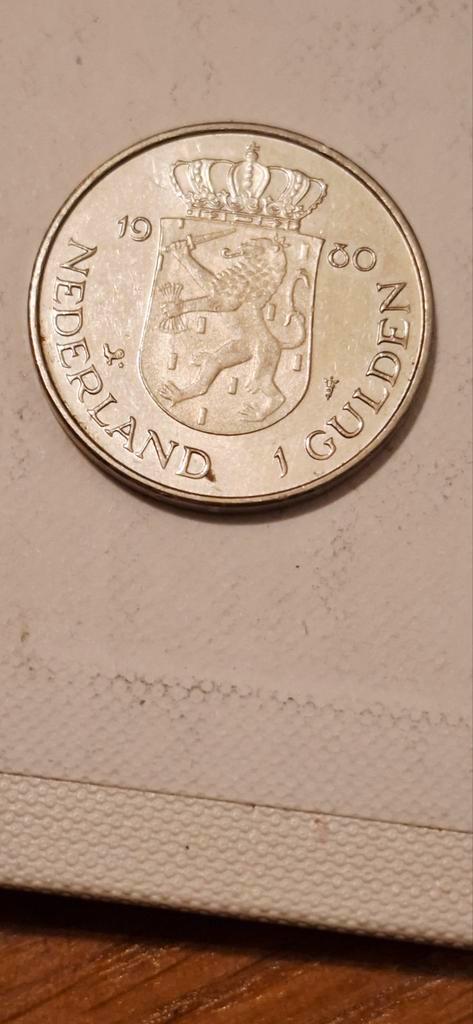 1 Gulden 1980 - Koningin Beatrix, Postzegels en Munten, Munten | Nederland, Losse munt, 1 gulden, Koningin Beatrix, Ophalen of Verzenden