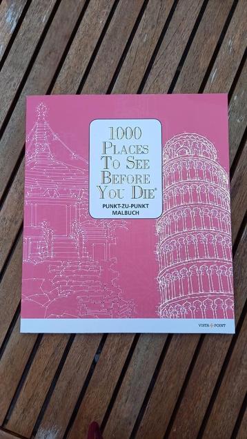 1000 Places To See Before You Die - Punkt-zu-Punkt Malbuch beschikbaar voor biedingen