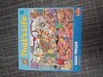 Leuke dierenarts puzzel 1000 stukjes, That's life., Ophalen of Verzenden, 500 t/m 1500 stukjes, Zo goed als nieuw, Legpuzzel