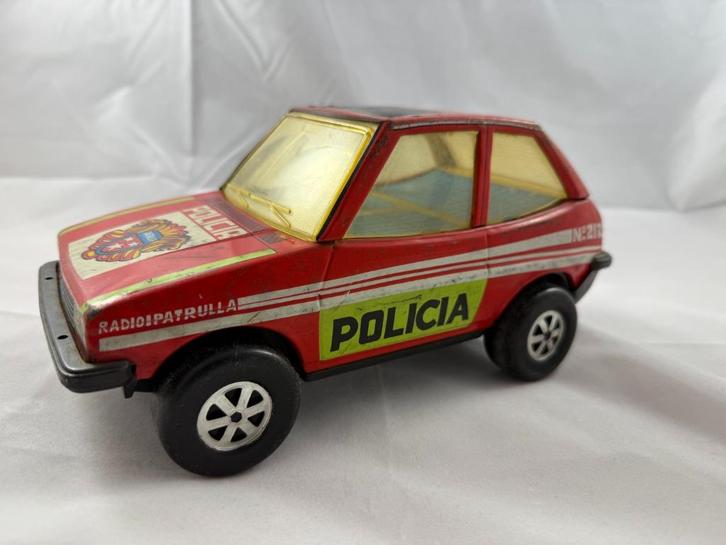 Vintage Speelgoed Politieauto - Obertoys Spanje, Antiek en Kunst, Antiek | Speelgoed, Ophalen of Verzenden
