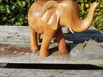 handgemaakte grote houten olifant, Antiek en Kunst, Ophalen of Verzenden