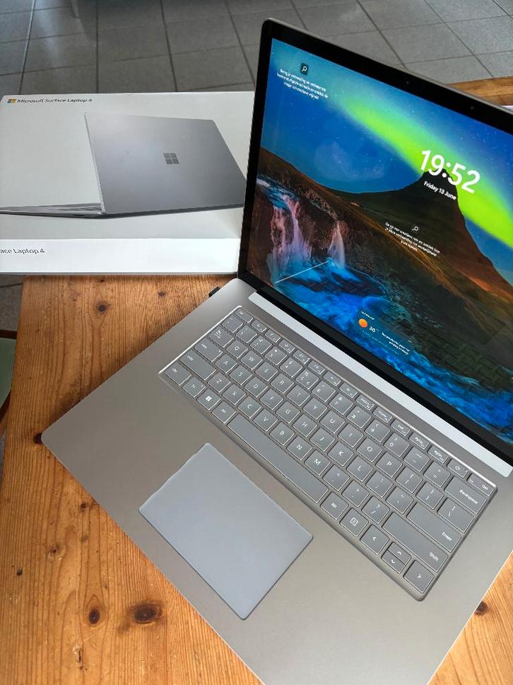 Microsoft Surface Laptop 4 – 15 inch - Platinum, Computers en Software, Windows Laptops, Zo goed als nieuw, 15 inch, SSD, 2 tot 3 Ghz