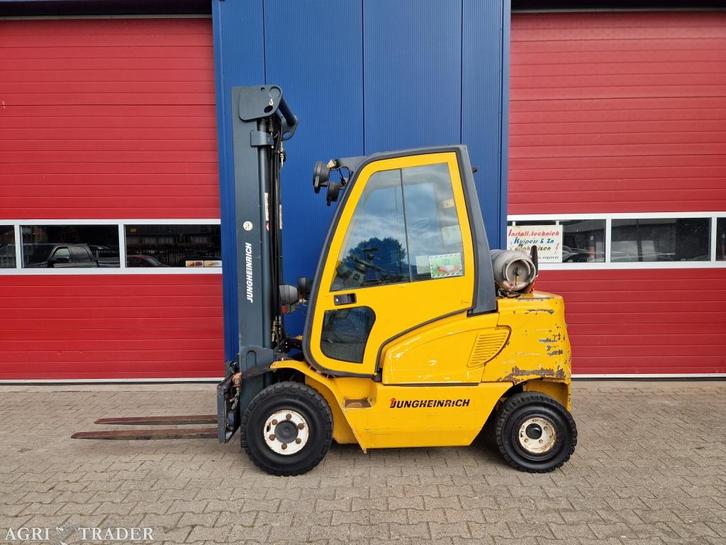 JUNGHEINRICH TFG25 LPG HEFTRUCK 2.5 TONS MET TRIPLOMAST, Zakelijke goederen, Machines en Bouw | Heftrucks en Intern transport