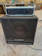laney pro bass met carvin 115 cabinet, Ophalen, Gebruikt, Basgitaar, 100 watt of meer