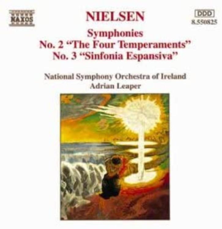 NIELSEN Symphonies no. 2 & 3 CD LEAPER NAXOS NIEUWSTAAT, Cd's en Dvd's, Cd's | Klassiek, Zo goed als nieuw, Orkest of Ballet, Romantiek