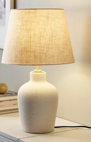 Lamp | Tafellamp | ecru keramiek/beige | 50 cm beschikbaar voor biedingen