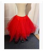 Rode ballet petticoat rok bv Halloween, vele lagen, elastiek, Overige typen, Ophalen of Verzenden, Zo goed als nieuw, X