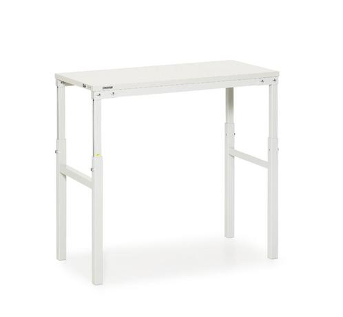 ESD-montagetafel HxBxD 650-900x700x500mm blad melaminehars l, Huis en Inrichting, Bureaus, Zo goed als nieuw, Bureau, In hoogte verstelbaar