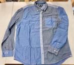 Tommy Hilfinger overhemd poloshirt vest 2XL xxl blauw-grijs, Tommy Hilfiger, Ophalen of Verzenden, Overige halswijdtes, A