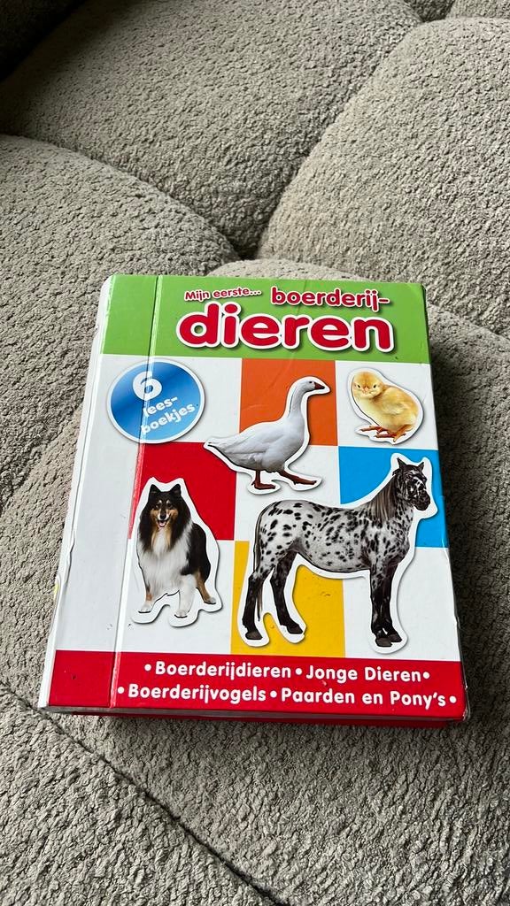 Mijn eerste boerderijdieren – 6 leesboekjes in box | peuter, Ophalen of Verzenden, Zo goed als nieuw