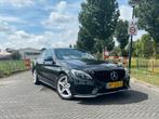 Mercedes-Benz C-Klasse C180 AMG styling Aut7 2017 Zwart NAP, Automaat, 65 €/maand, 1800 kg, Zwart