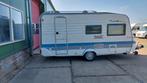 Hobby 440 easy deluxe 2002, Caravans en Kamperen, Vast bed, Hobby, Treinzit, Tot en met 4