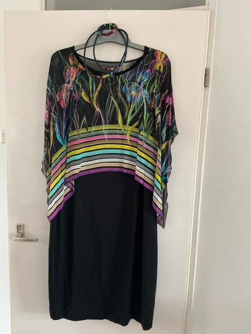 Jurk Doris Streich, maat 52, Kleding | Dames, Grote Maten, Zo goed als nieuw, Jurk, Zwart, Ophalen of Verzenden