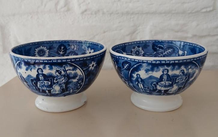 twee kommen SCM Tea Drinker 6 cm, Antiek en Kunst, Antiek | Servies los, Ophalen of Verzenden