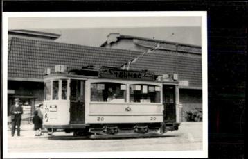 Utrecht Stationsplein 1934 foto tram zie achterkant beschikbaar voor biedingen