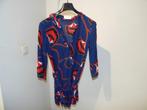 BA&SH jumpsuit korte short blauw rode print mt 2/M, Maat 38/40 (M), Ba&sh, Gedragen, Verzenden