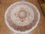 Vintage handgeknoopt perzisch tapijt tabriz rond 50raj 212