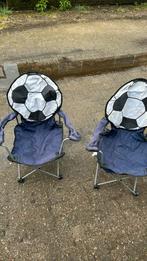 2 kinder voetbal stoelen, Zo goed als nieuw