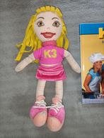 K3 Kristel knuffel + boek met Karen, Kristel en Kathleen *, Ophalen of Verzenden, Zo goed als nieuw