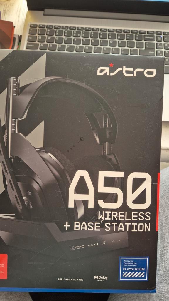 Nieuw Astro A50 Wireless + Basisstation, Spelcomputers en Games, Spelcomputers | Overige Accessoires, Nieuw, Ophalen of Verzenden