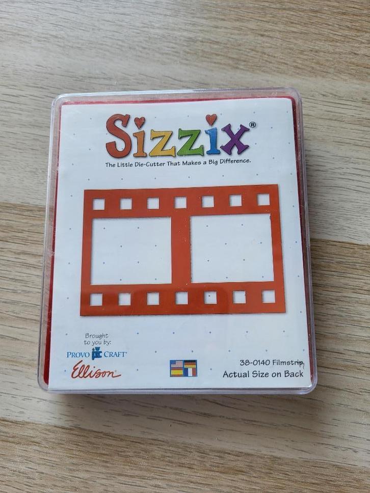 Sizzix Bigz Red Die Filmstrip #38-0140 *laatste, Hobby en Vrije tijd, Scrapbooking, Nieuw, Frame of Mal, Sizzix, Verzenden