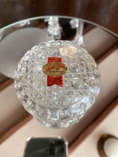 Anna Hütte Bleikristall Bonbonnière - Duits Kristal, Antiek en Kunst, Antiek | Glas en Kristal, Ophalen of Verzenden