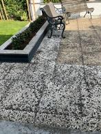 Gratis af te halen grindtegels, Tuin en Terras, Tegels en Klinkers, Ophalen, Gebruikt, 10 m² of meer, Beton