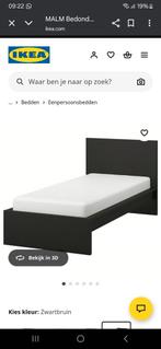 Eenpersoons MALMnbed, Huis en Inrichting, Ophalen, 90 cm, Eenpersoons, Wit