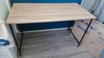 Bureau VANDBORG 60x120 licht eiken kleur/zwart, Huis en Inrichting, Bureaus, Ophalen, Zo goed als nieuw, Bureau
