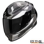 Scorpion EXO-491 ABILIS Integraalhelm, Zwart-Zilver-Wit, Ophalen of Verzenden, Nieuw met kaartje