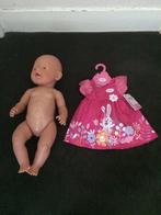 Baby born pop (43 cm) met nieuw jurkje met prijskaartje, Ophalen of Verzenden, Zo goed als nieuw, Babypop