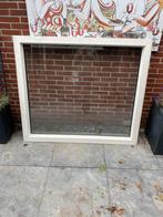 Kunstof kozijn met dubbel glas, Doe-het-zelf en Verbouw, Kozijnen en Schuifpuien, Kunststof, Gebruikt, Raamkozijn, Inclusief glas