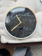 Wandklok zwart marmer Karlsson, Ophalen, Zo goed als nieuw