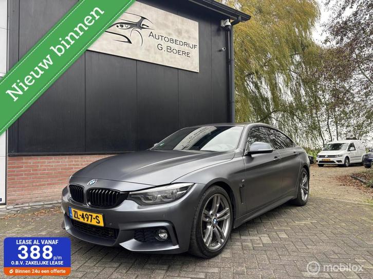 BMW 4-serie Gran Coupé 420i M-Sport, Origineel mat-grijs, Auto's, BMW, Bedrijf, Te koop, 4-Serie Gran Coupé, ABS, Achteruitrijcamera