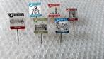 6 verschillende speldjes sperwer E.E.G serie steden, Verzamelen, Speldjes, Pins en Buttons, Ophalen of Verzenden, Zo goed als nieuw