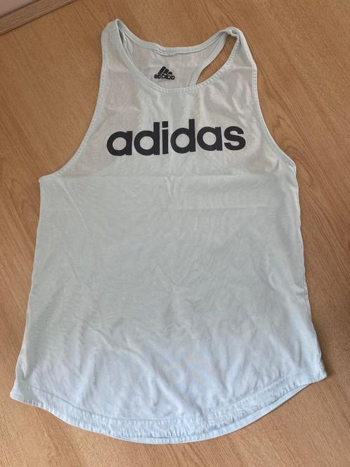 Adidas, licht groen sporthemdje met racerback, maat S, Kleding | Dames, Sportkleding, Gedragen, Maat 36 (S), Groen, Ophalen of Verzenden
