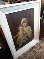 Mooie Maria met kindje Jezus in lijst, Ophalen, Kaart of Prent