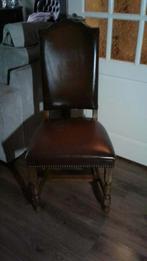 4 eetkamerstoelen, Ophalen, Gebruikt, Bruin, Klassiek