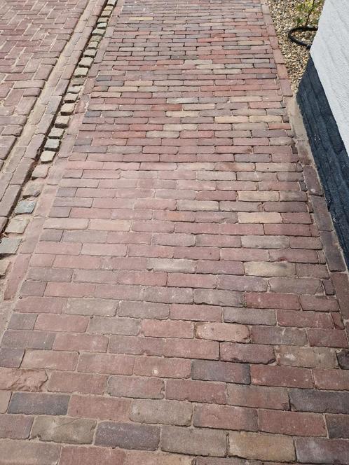 oud gebakken klinkers dikformaten, Tuin en Terras, Tegels en Klinkers, Gebruikt, Klinkers, 5 tot 10 m², Ophalen