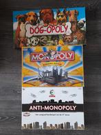Monopoly, Anti-monopoly en Dog-opoly, Een of twee spelers, Ophalen of Verzenden, Zo goed als nieuw