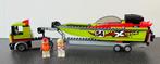 Lego City X-treme no. 60254: Raceboottransport, Ophalen of Verzenden, Zo goed als nieuw, Complete set, Lego
