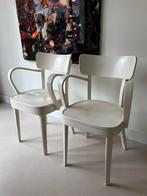 2 x houten stoel (oorspronkelijk postoel) Gratis, Ophalen, Gebruikt, Twee, Wit