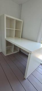 Ikea kallax bureau met kast, Huis en Inrichting, Bureaus, Ophalen, Zo goed als nieuw