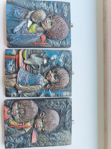 3 schilderijtjes van Jaklien Moerman (LAATSTE KANS!) beschikbaar voor biedingen