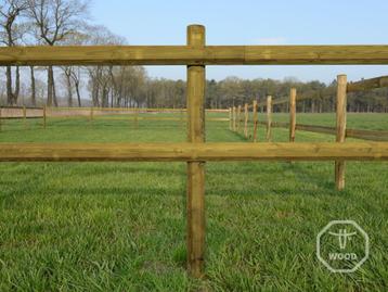 Grenenhout paddockpaal | Paddock, hekwerk, omheining, balken beschikbaar voor biedingen