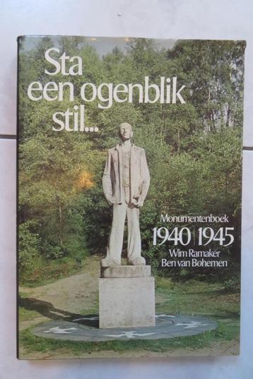 Sta een ogenblik stil, monumentenboek 1940-1945 beschikbaar voor biedingen