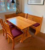 Oostenrijkse eethoek Duitse/Zwitserse Eethoek zithoek., Huis en Inrichting, Banken | Complete zithoeken, Ophalen, Gebruikt, Hout