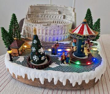 Kerstdorp Rome lumineo kersthuisje Panorama Rome beschikbaar voor biedingen