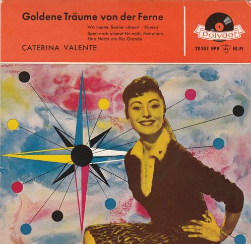 Caterina Valente - Goldene Träume von der Ferne, Cd's en Dvd's, Vinyl | Nederlandstalig, Zo goed als nieuw, Levenslied of Smartlap
