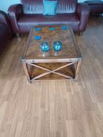 Houten Salontafel met Opbergruimte, Ophalen, 100 tot 150 cm, 50 tot 100 cm, Minder dan 50 cm